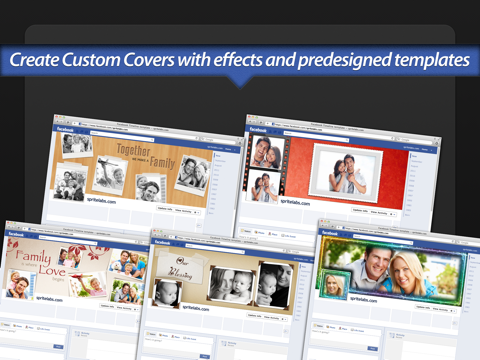 Screenshot #2 for Photo Covers for Facebook LITE: Timeline Editor