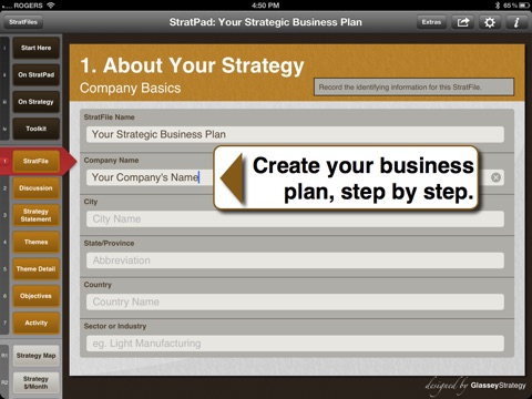 StratPad Business Plan Writer screenshot 3