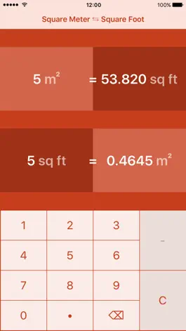 Game screenshot Square Meters To Square Feet | m² to ft² apk