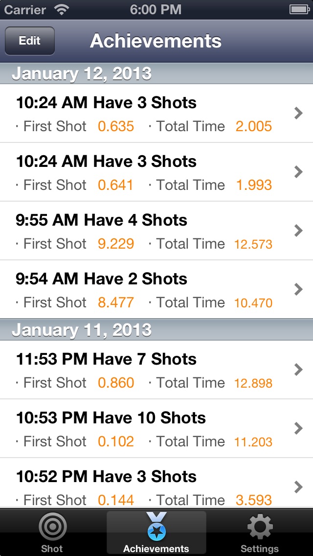 AIPSC Shot Timer (High performance shot timer) Screenshot 3