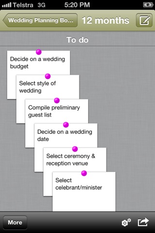 Wedding Planning Board screenshot 2