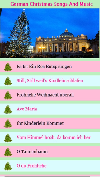 German Christmas Songs and Carols