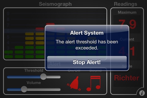 iRichter - Earthquake Alert System screenshot 2