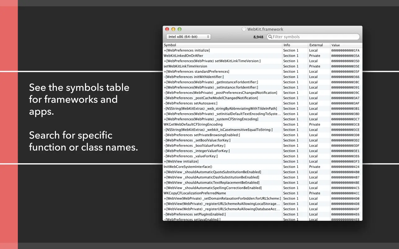 #1. Symbolist (macOS) di: Patrick Smith
