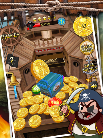 Kingdom Coins HD Pirate Booty Edition -  Dozer of Coins Arcade Game screenshot 3