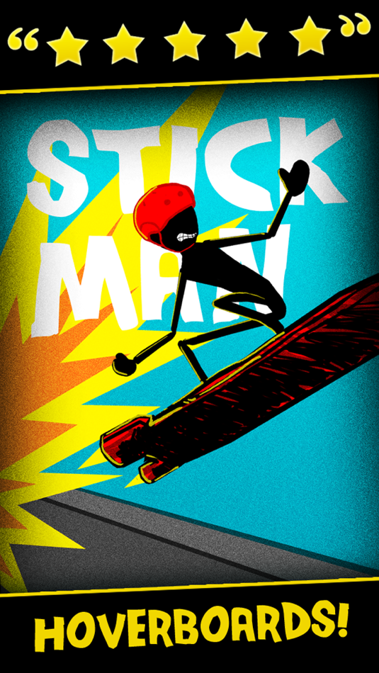 Stickman Real Crazy Hoverboard Extreme Multiplayer Racing Game Free - 1.0.1 - (iOS)