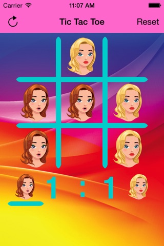 Girls in Tic Tac Toe screenshot 2