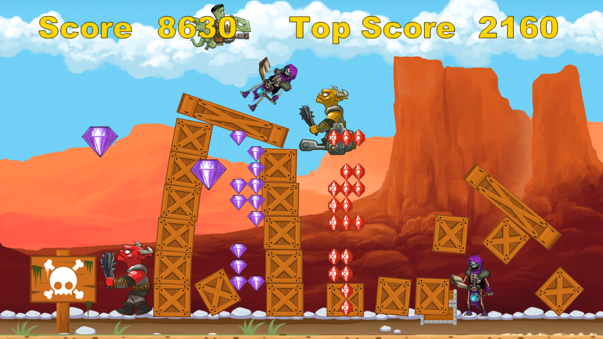 Jr's Gem Run screenshot 14