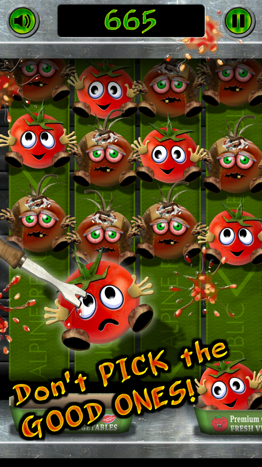 #3. Tomato Zombies – dawn of the vegs (iOS) 由: The Alpine Republic