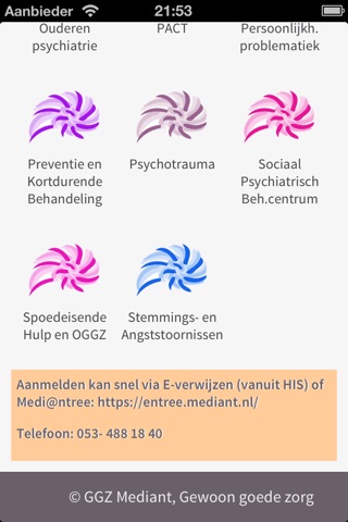 Mediant Dienstencatalogus screenshot 3