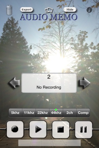 AudioMemo personal recorder screenshot 2