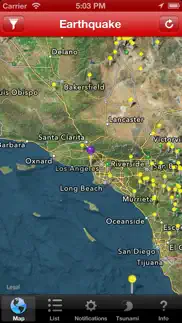 earthquake - international maps, reports, & custom alerts iphone screenshot 3