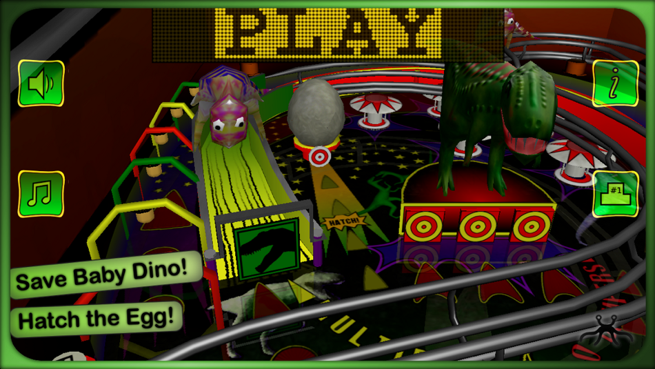 #2. Dino Madness Pinball Lite (iOS) 由: Nena Innovation AB