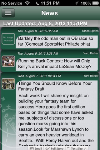 Philadelphia Football Live screenshot 2