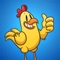 Chiken Run Game - Fly and escape from cats to save little chick.