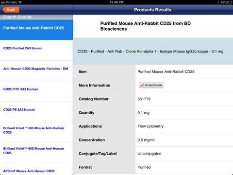 BD Antibodies screenshot 3