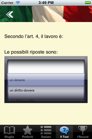 Conosci la Costituzione screenshot 2