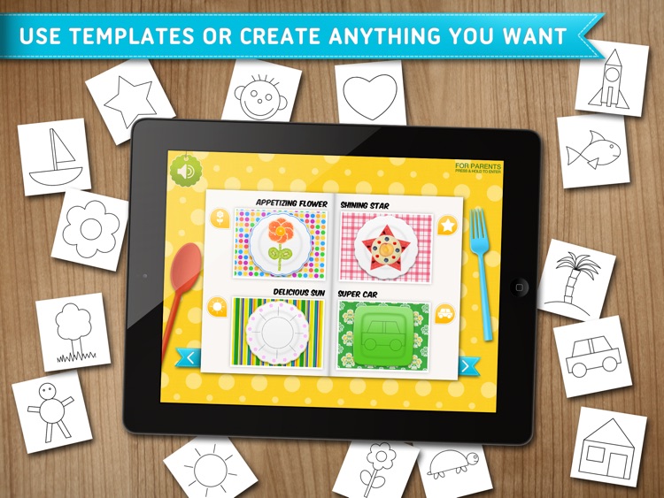 Cute Food - Creative Fun with Fruits and Vegetables, Healthy and Funny Meals for Kids