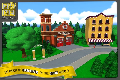 2BME Firefighter Lite : Interactive 3d tour of the fire station that teaches children about firemen (free glimpse inside a learning app for kids, boys and girls) screenshot 2