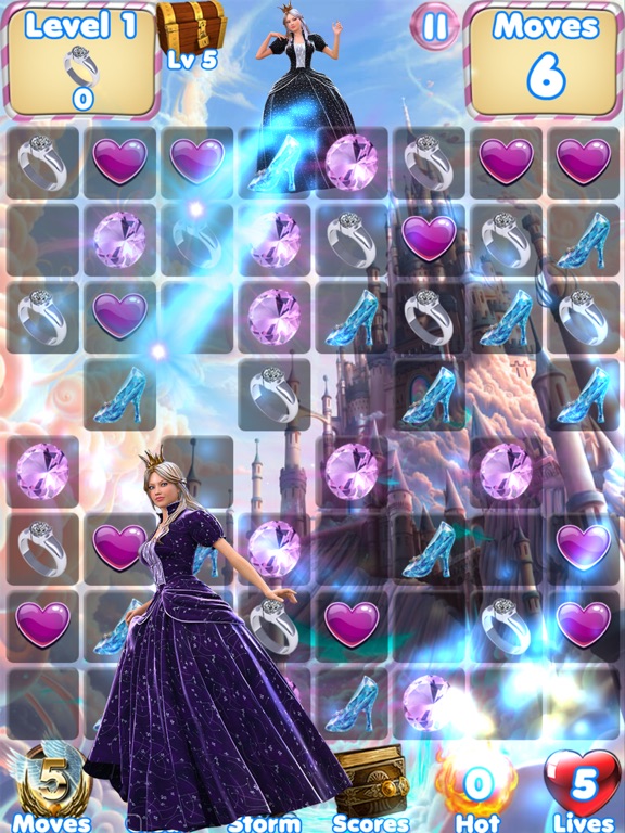 #1 Princess Puzzle Games - Play dress up in the palace iPad screenshot 1 - Games app