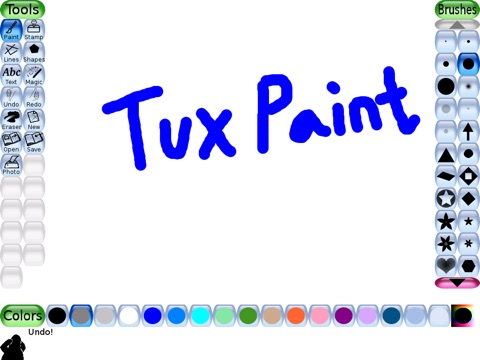 TuxPaint HD screenshot 2