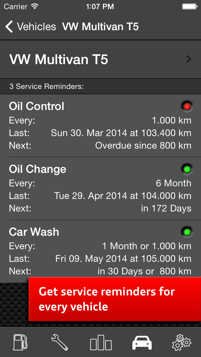 Car Log Ultimate Pro - Car Maintenance and Gas Log, Auto Care, Service Reminders Screenshot 3