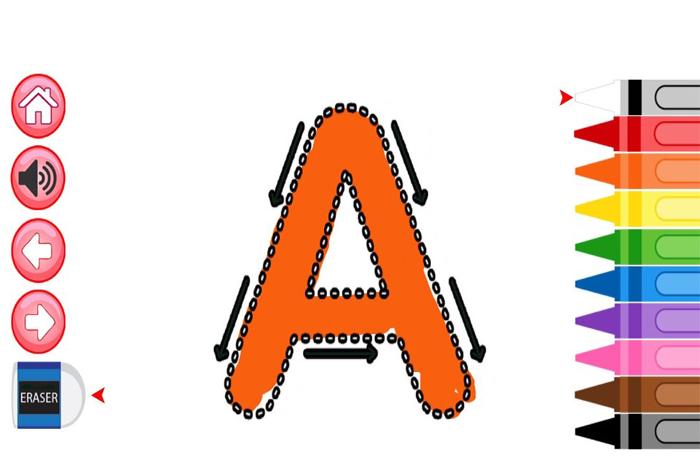 Abc Learing To Write  Educational Game For Kids