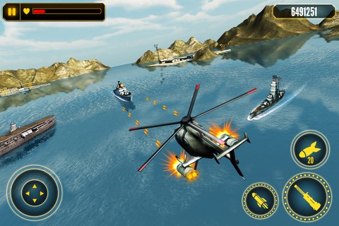 Helicopter Battle Combat 3Dのおすすめ画像1