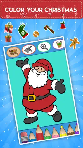 Game screenshot Winter coloring book for toddlers: Kids drawing, painting and doodling games for children mod apk