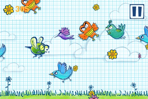 Free Flying Bugs vs Birds Battle - Crazy Chase Racing Game screenshot 2