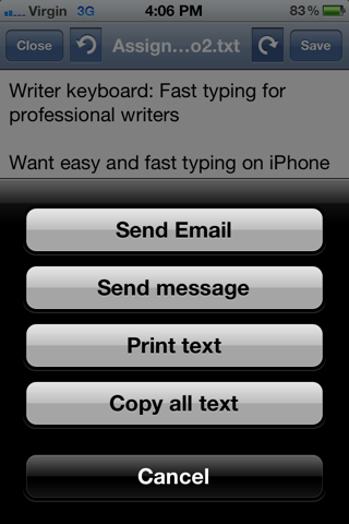 Writer app: Easy text editor for writers screenshot 4