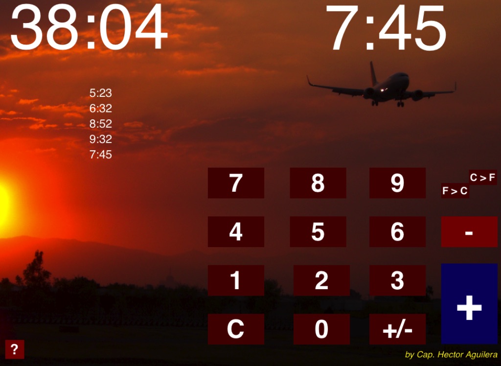 Aviation Time Adder for iPad screenshot 3