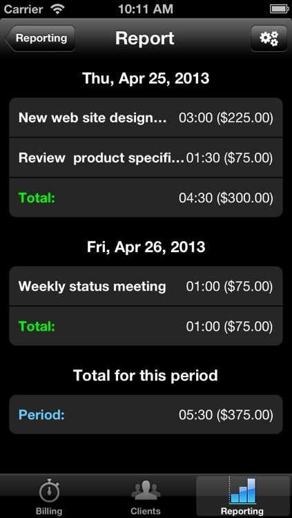 InstaBilling Billable Time Tracker screenshot-3
