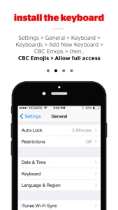 CBC Emojis screenshot #2 for iPhone