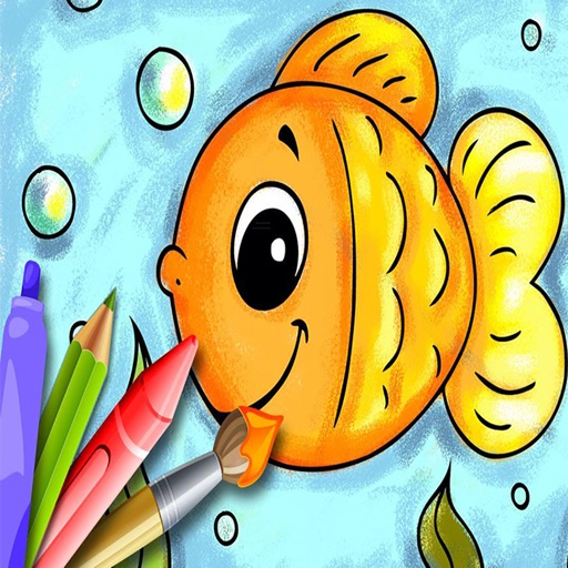 Kid Paint : Easy for Preschoolers,Children Draw,Baby Fun,Kids Train Icon