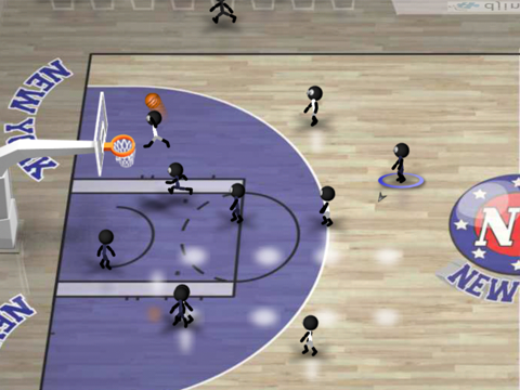 Screenshot #4 pour Stickman Basketball Blitz