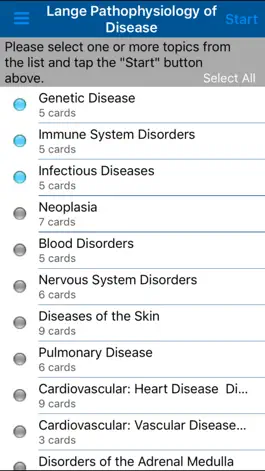 Game screenshot Pathophysiology of Disease: An Introduction to Clinical Medicine Lange Flashcards hack