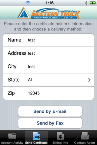 Truckinsure.com Mobile screenshot 2