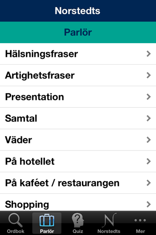 Norstedts stora ryska ordbok screenshot 3