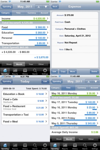Expense Tracker - Spending Free screenshot 3