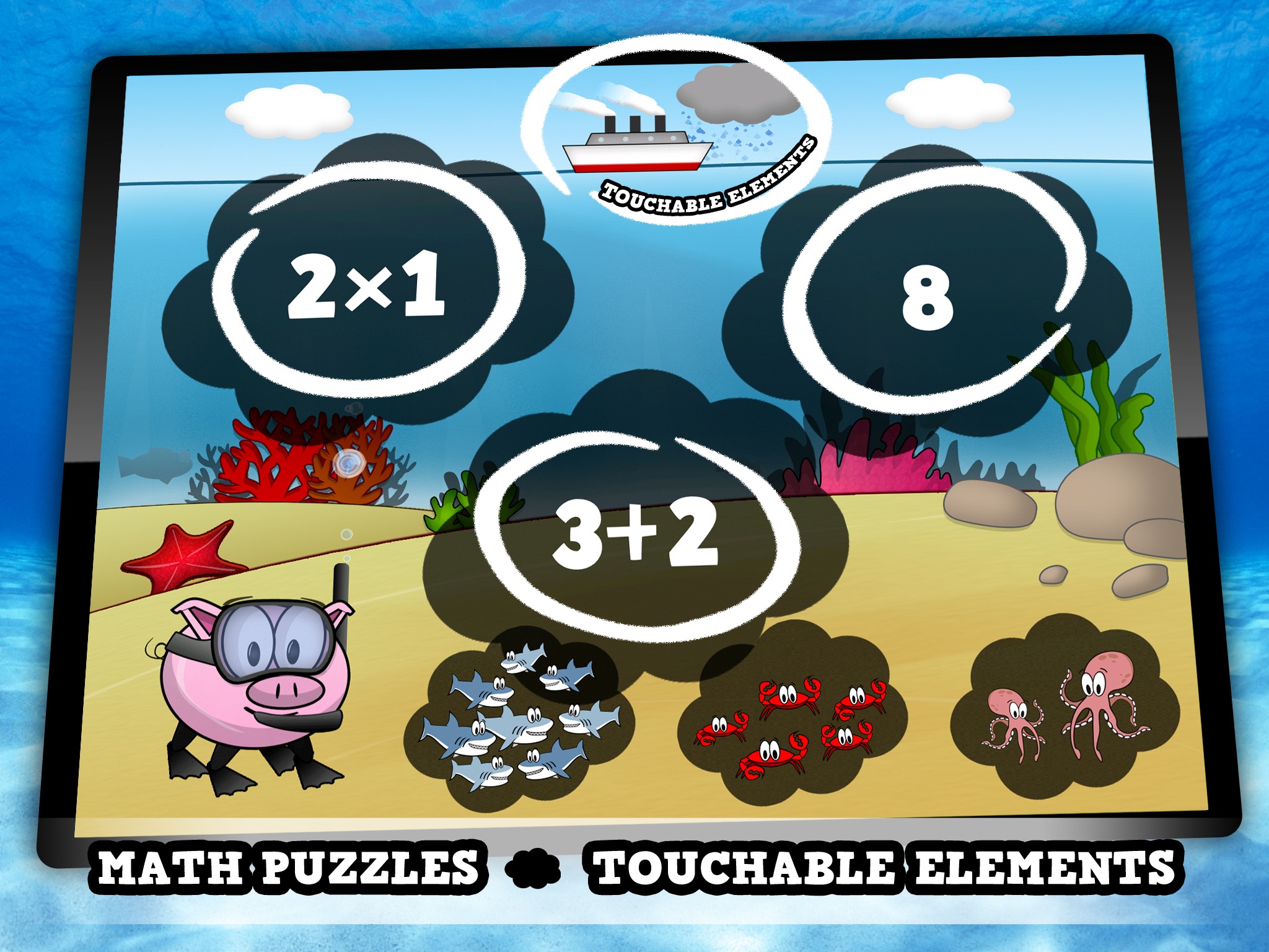 Animals Counting Game For Kids HD screenshot 2
