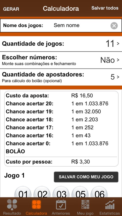 Resultados LotoMania screenshot-3