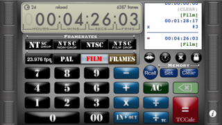 Télécharger TCCalc - Timecode calculator pour iPhone sur l'App Store  (Utilitaires)