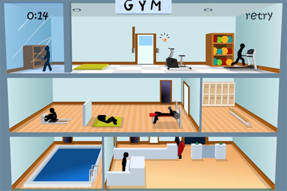 Deadly Gym - Stickman Edition screenshot 2