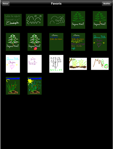 Tableau d'école pour écrire et dessiner sur iPad screenshot 3