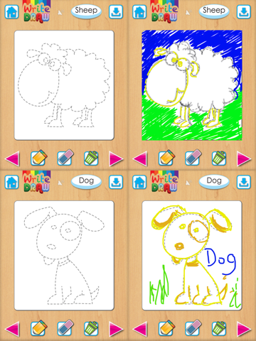 Write Draw Free for iPad - Learning Writing, Drawing, Fill Color & Wordsのおすすめ画像4