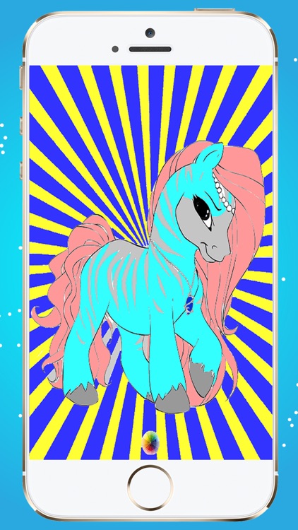 Coloring Book Little Pony screenshot-3