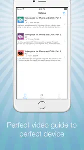 Video Guide for iPhone and iOS 8 screenshot #1 for iPhone