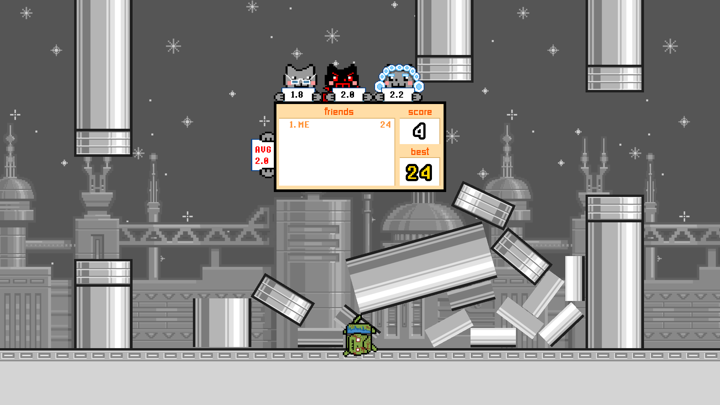 Screenshot #2 pour Flappy Nyan Deluxe