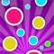 Colorful dots rain from the sky in this peaceful color matching game